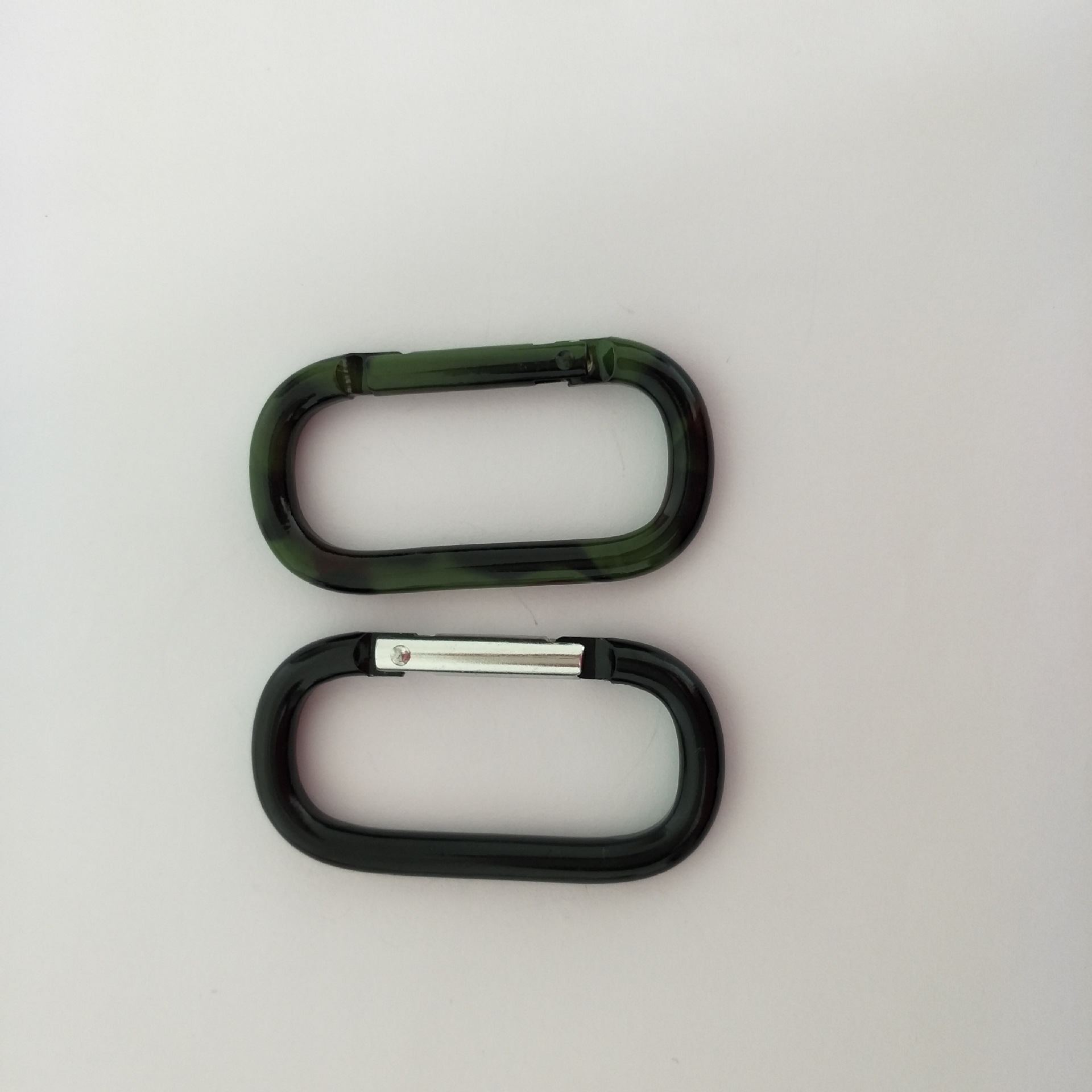 厂家批发长方形登山扣 跑道型登山 葫芦型d型铝合金登山扣