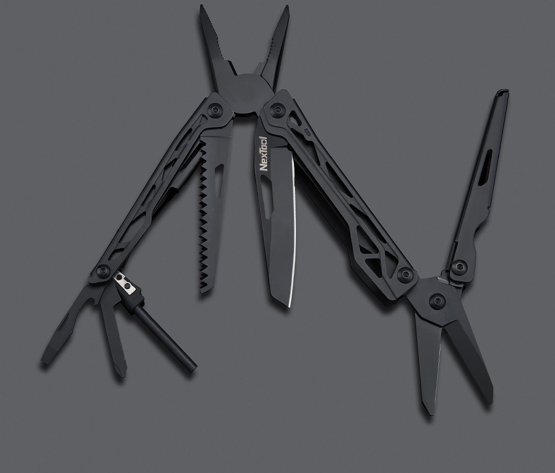 小米纳拓多功能刀工具钳刀折叠刀组合钳子大剪刀户外装备尖嘴钳