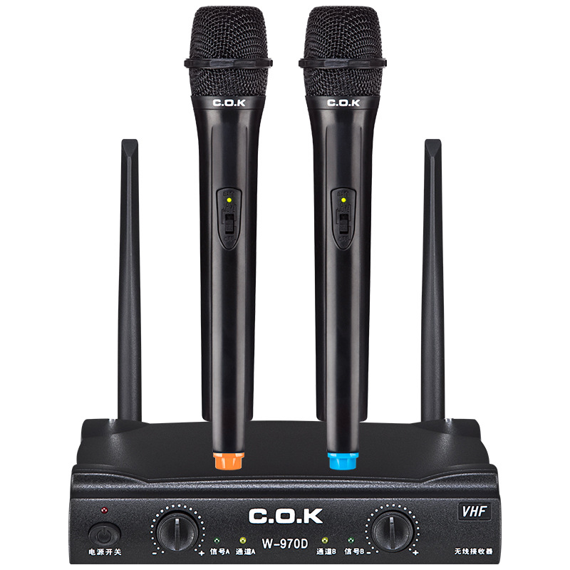 cok w970cd电子琴mic无线麦克风513e钢琴话筒舞台功放变频u段动圈
