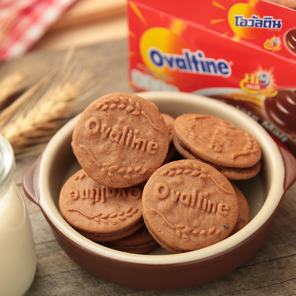麦芽夹心饼干泰国进口巧克力奶油网红零食批发代发阿华田Ovaltine