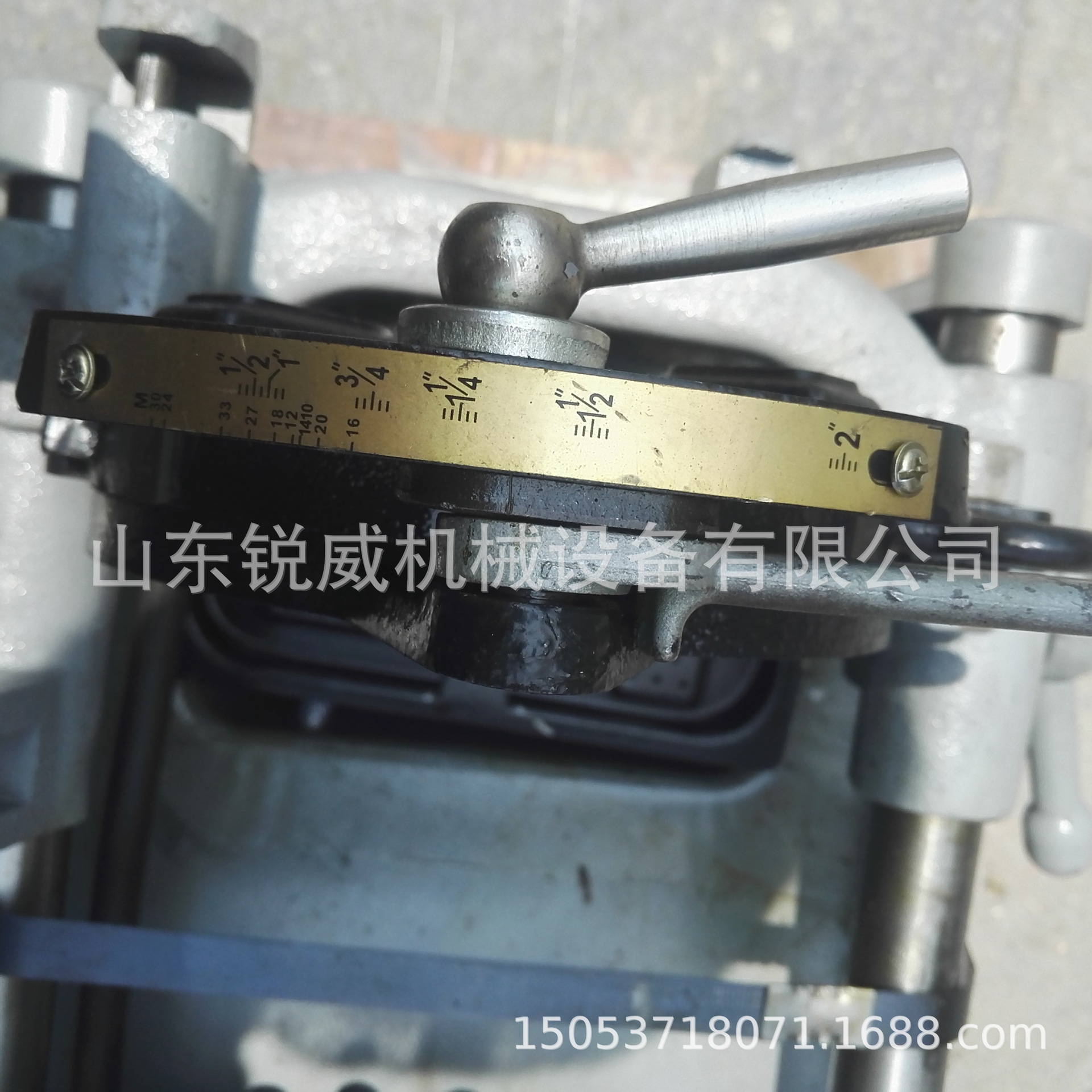 m12-32型低速圆钢套丝机 预埋螺栓套丝机 螺纹钢车丝机原装正品