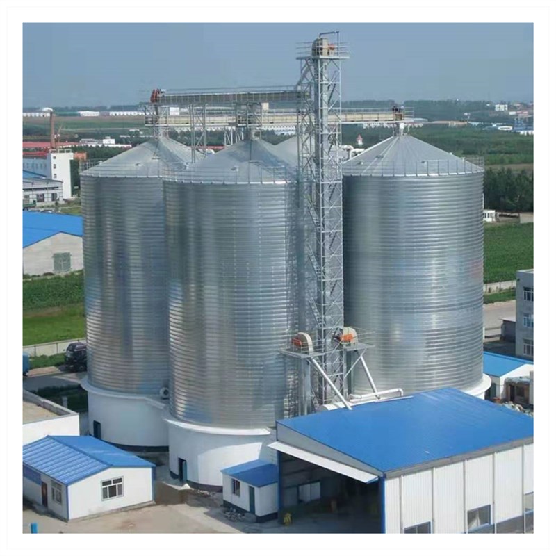 厂家生产制造500玉米钢板仓仓体的原材料是镀锌卷板