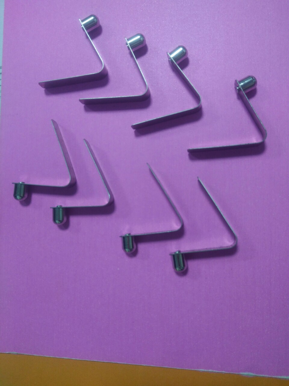 厂价直销5.5直径高弹性vu型定位弹片卡扣管内定位锰钢弹簧片弹扣