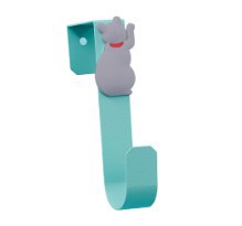 Creative Simple Cat Cute Animal Door Hook Nail-Free Metal Coat Hook Shower Door Rear Hook