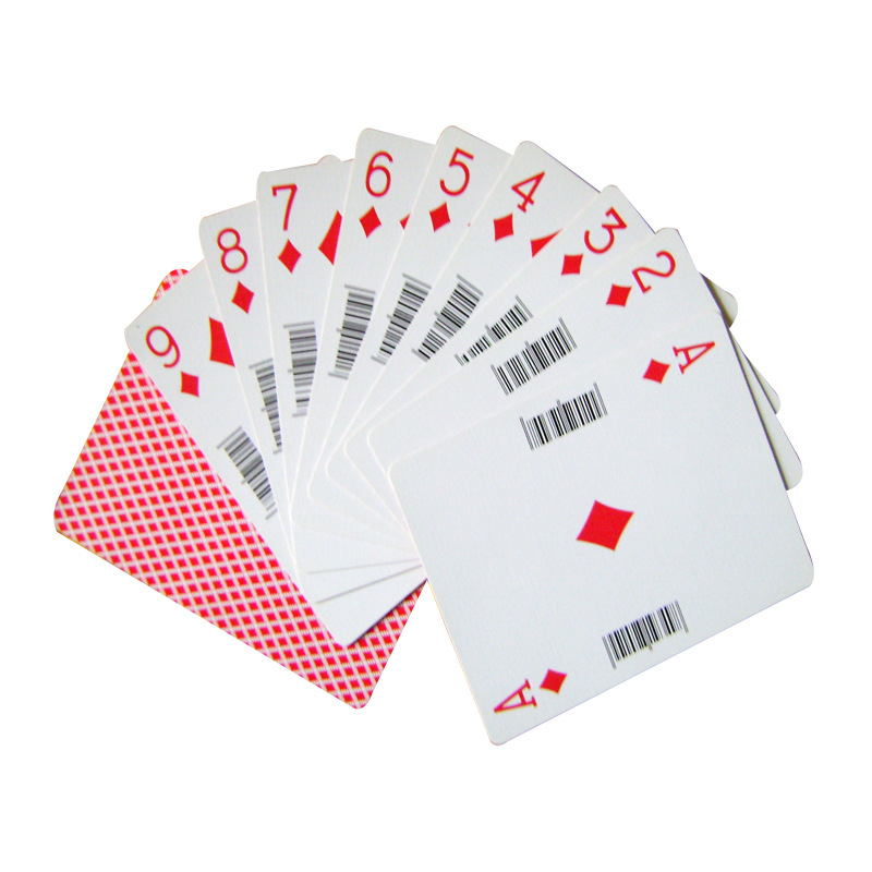 新款黑芯纸扑克牌高档娱乐场扑克牌 条码扑克牌可定logo
