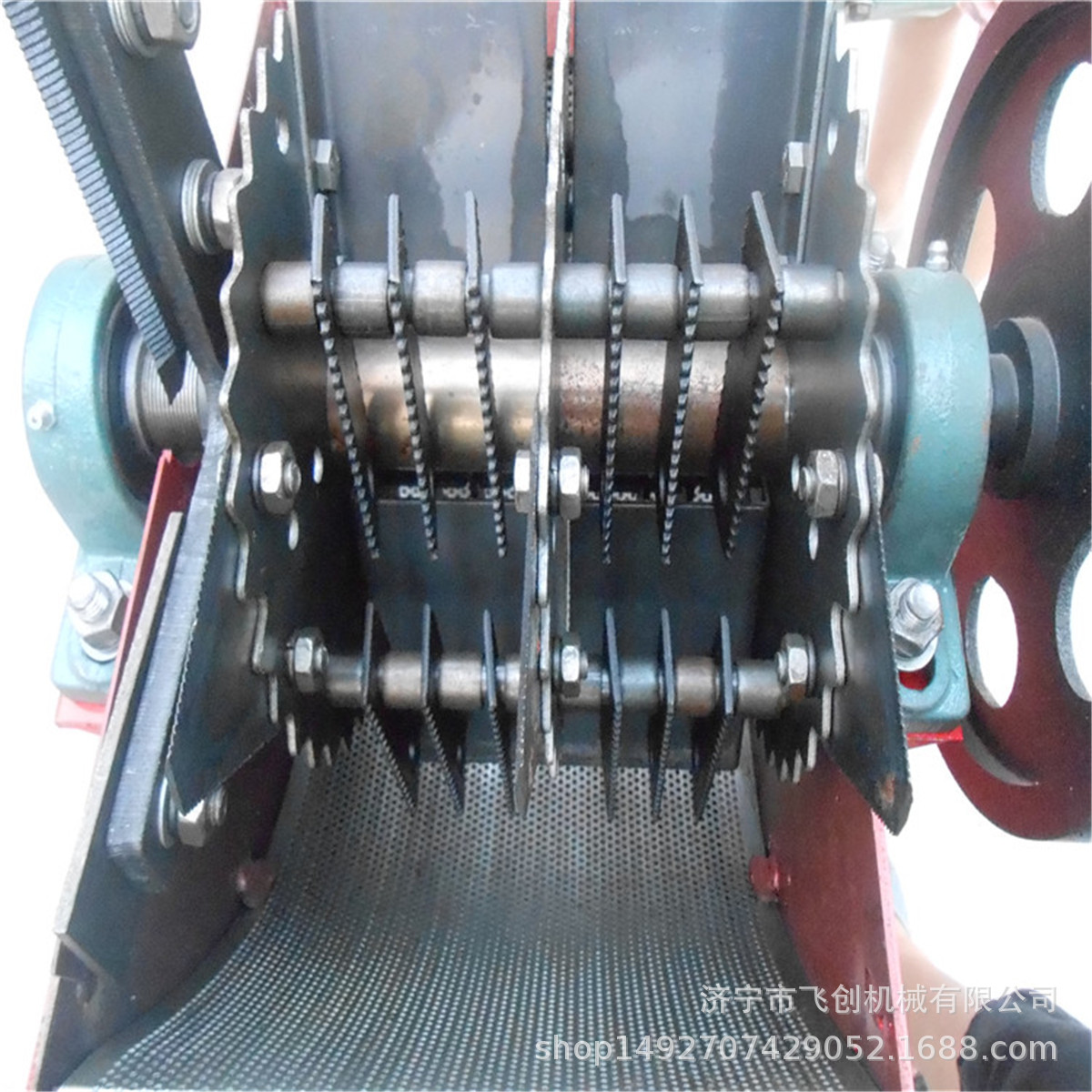 铡草机树枝粉碎机牛羊饲料铡草粉碎揉丝一体机