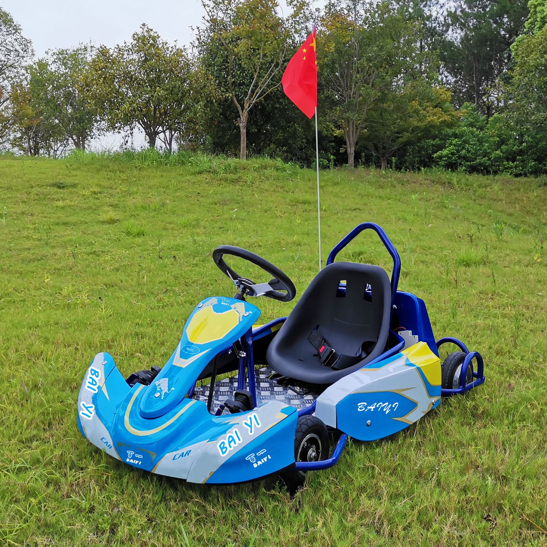 批发商场儿童卡丁车 8a四轮游乐卡丁车 续航40公里卡丁车