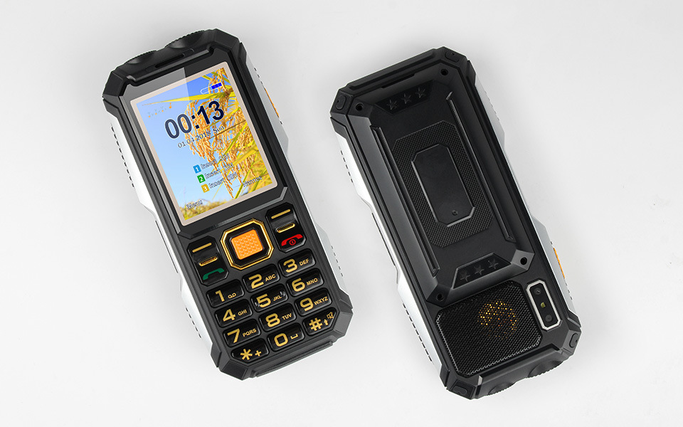 电霸军工老人手机三防大电池超长待机三卡直板按键外贸老人机非洲