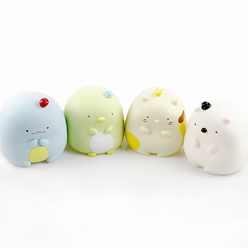 创意礼品角落生物存钱罐卡通可爱玩偶摆件萌团子墙角生物储物罐