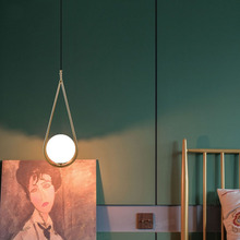 北欧床头小吊灯卧室轻奢现代简约创意个性长线吊灯餐厅网红吧台灯