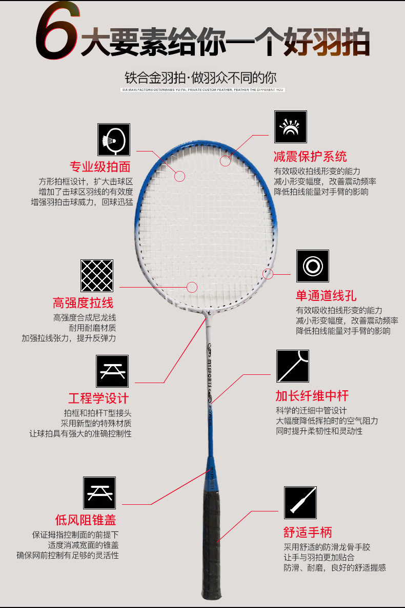 网球拍各部分名称图解图片