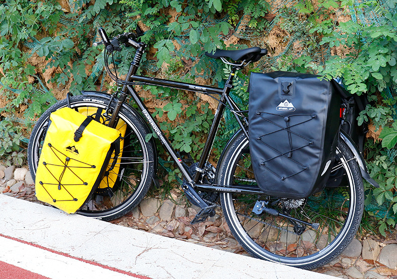 wheelup自行车后驮包全防水货架包单边车架包长途旅行单车袋25l
