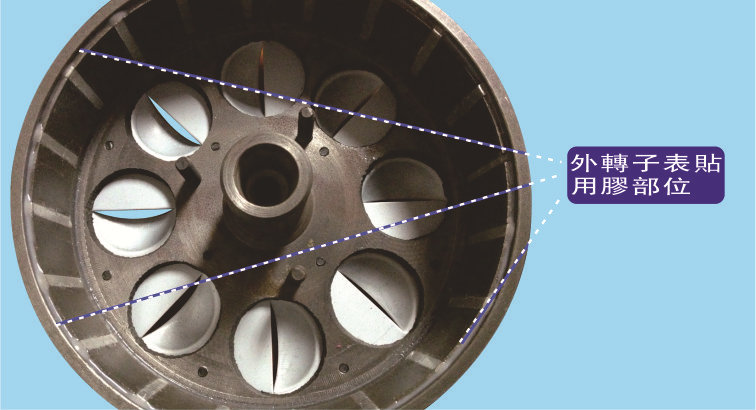 d96结构胶 无刷电机内外转子磁块表贴结构粘接 耐高温 金属