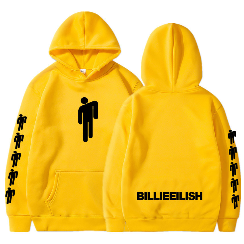 亚马逊热销潮流billieeilish宽松连帽加厚男式长袖卫衣外贸速卖通