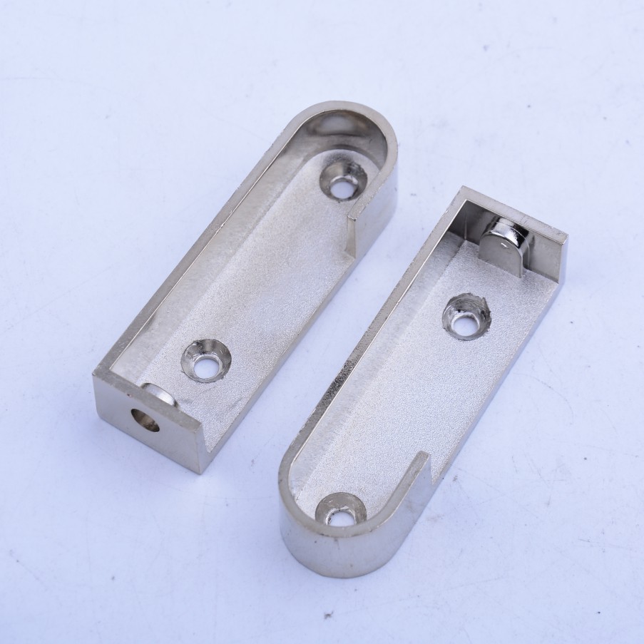 不锈钢加厚衣柜法兰座 挂衣杆底座衣橱衣通杆支架衣杆托衣杆托架