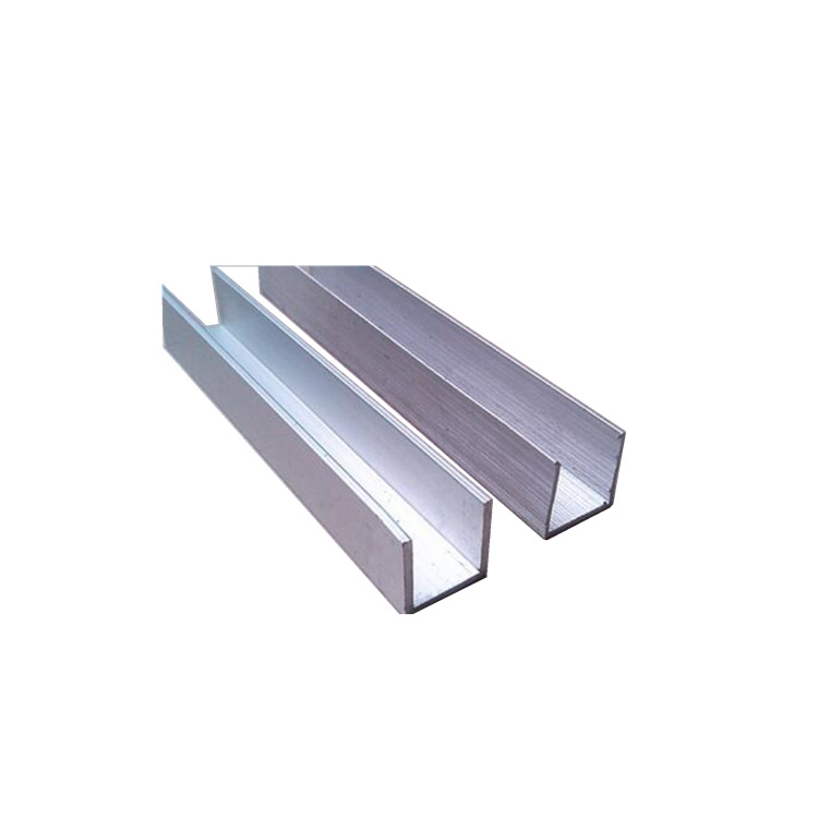 铝合金u型槽黑磨砂8*8内径6铝槽u形铝材卡槽包边条单槽吕导轨