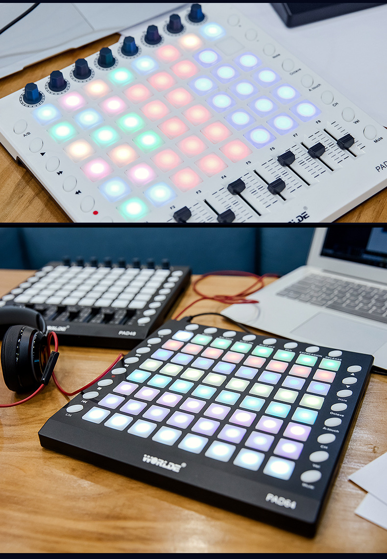 laun电音打击垫chpad抖音初学者迷笛控制器碟乐器midi键盘dj编曲