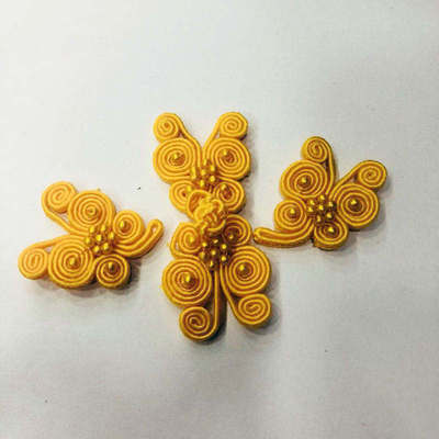 蝴蝶型盘扣旗袍扣 古典上衣民族风扣子 衣服装饰扣盘扣 服装辅料