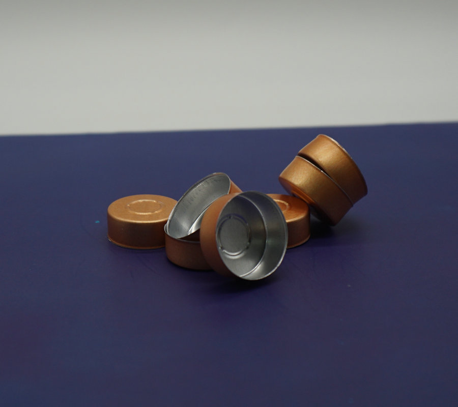 现货供应西林瓶专用铝盖,20#西林瓶铝盖,金色铝盖