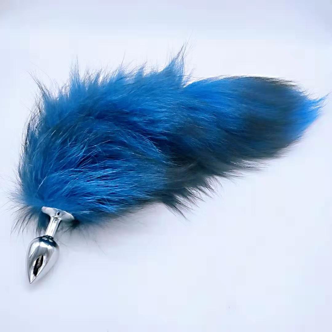 成人用品情趣 玩具狐狸尾毛子常规小号外贸厂家直销后庭挑逗批发