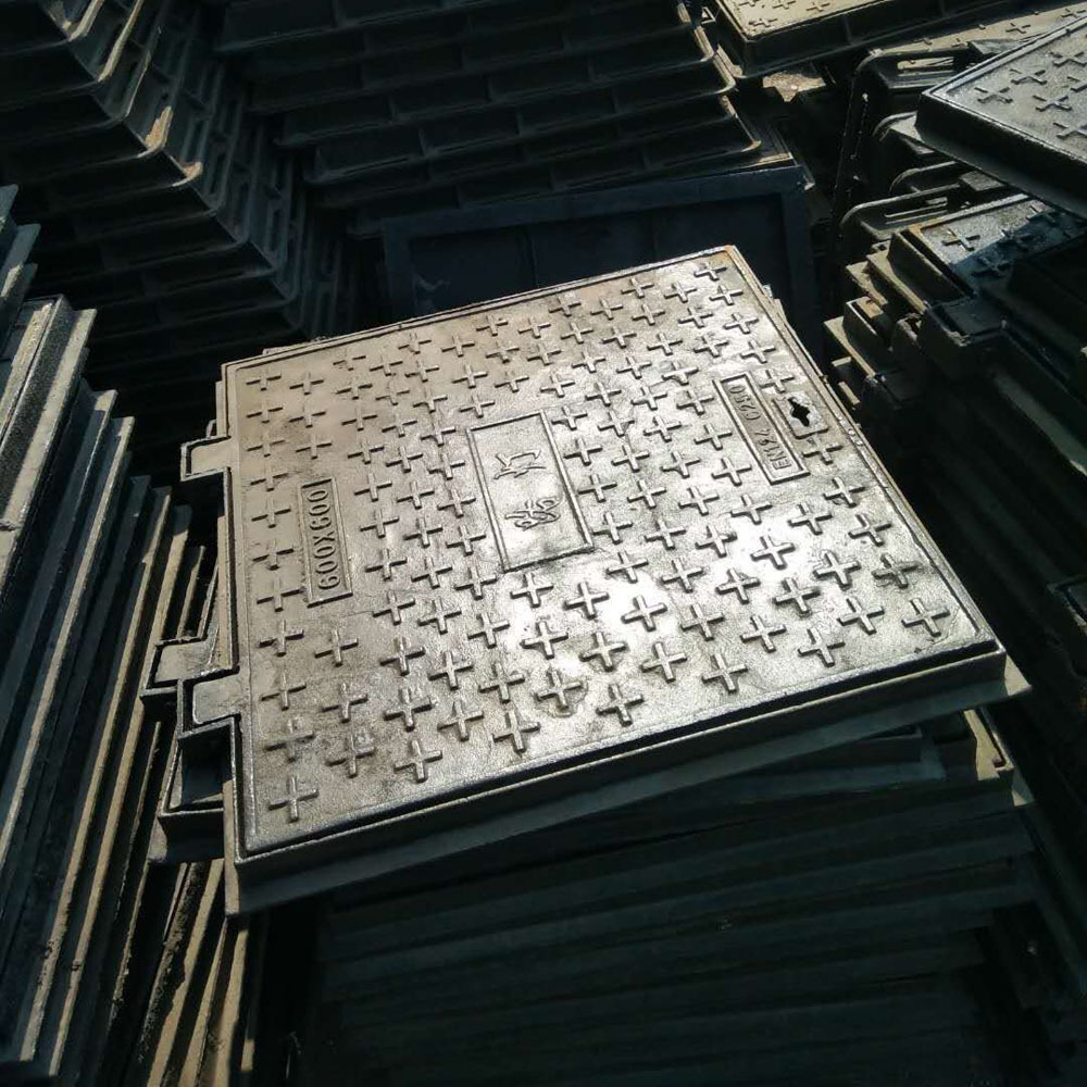 球墨铸铁路灯井盖铸铁铁路灯方井盖球墨铸铁方井盖现货