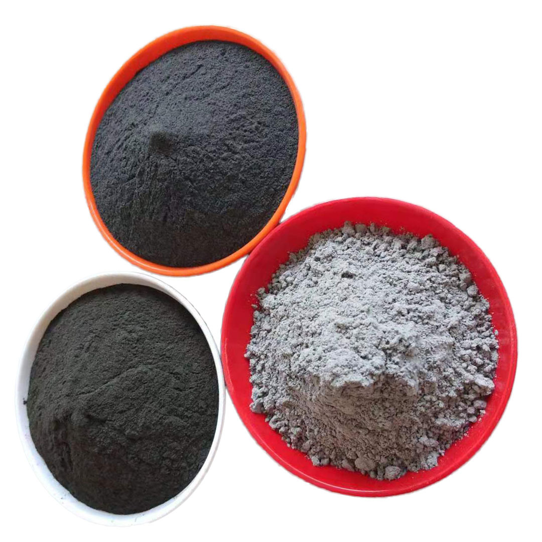 灰色矿物粉