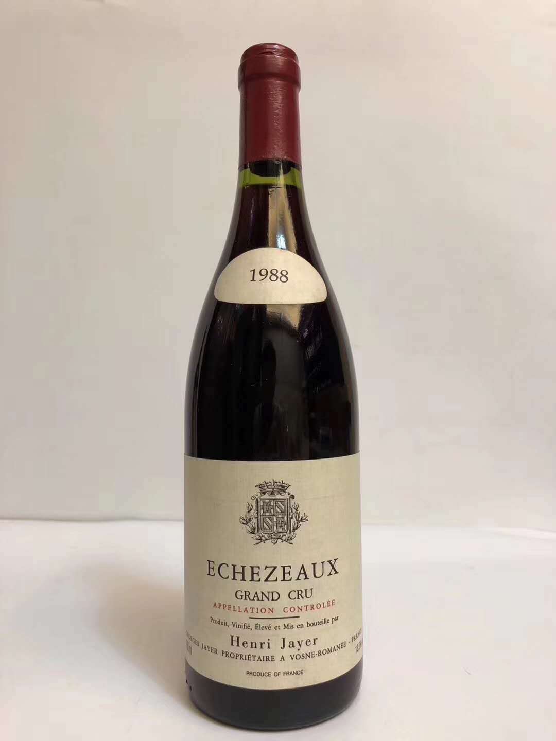 henrijayerechezeauxgrandcru亨利贾伊伊瑟索干红葡萄酒