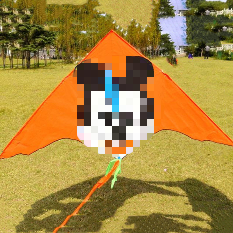 儿童米奇卡通风筝批发户外放飞玩具180x140cm紫红桔色米老鼠风筝