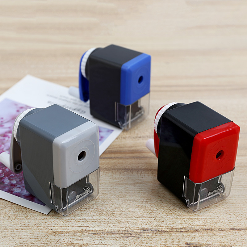 Factory Direct Supply Student Pencil Sharpener Wholesale Stationery Children Pencil Shapper Primary School Student Hand Pencil Sharpener