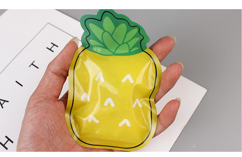 菠萝小冰袋 夏季降温冷敷即冷式便携冰包 可反复使用水果冷藏冰袋