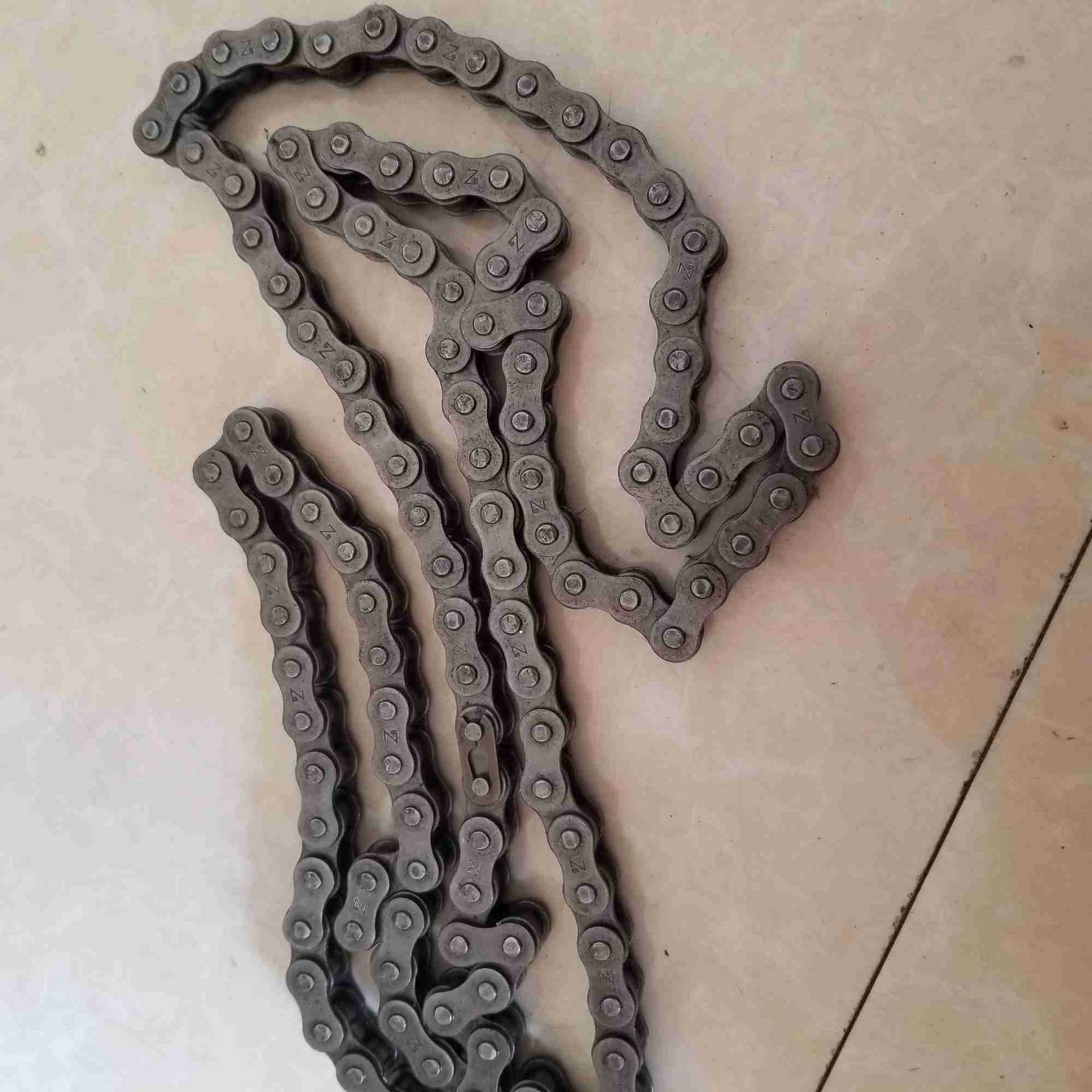 农机链条6分双排滚子链12a-2×50节5分10a4分08b小麦玉米收割机链