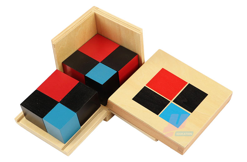 蒙氏教具 专业版正品 二项式蒙特梭利 标准教学版 蒙台梭利 感官