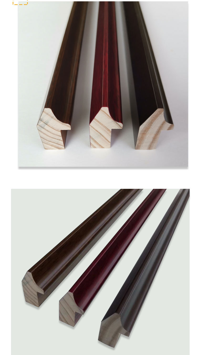 厂家直销实木线条画框相框 字画框油画框装裱材料线条条木线2240