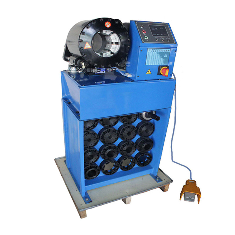 工程机械油管挖掘机液压高压油管接头压管机 高压油管接头压管机