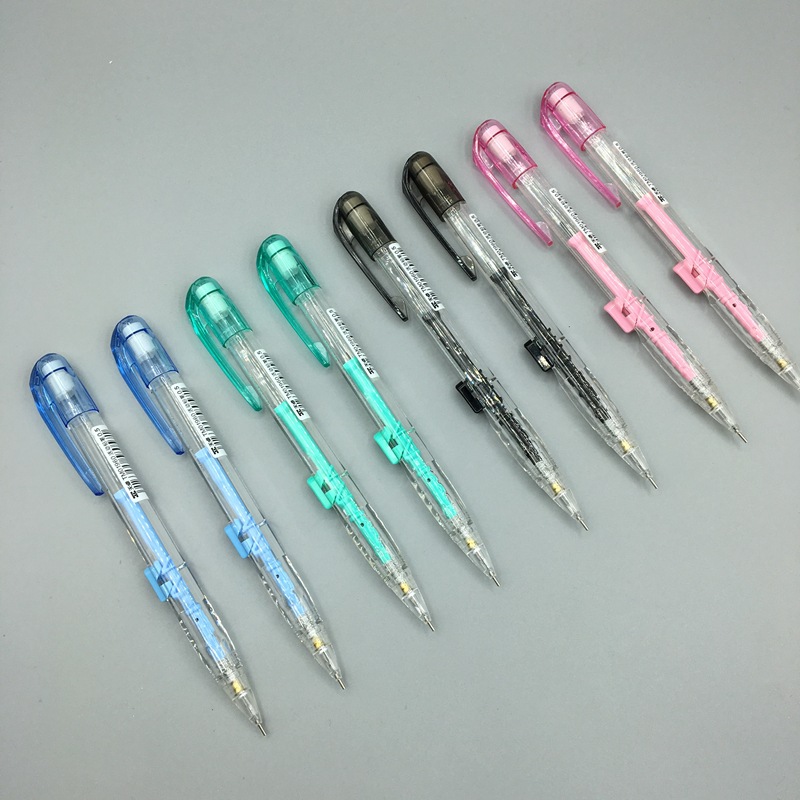 天卓01960活动铅笔0.5mm 带橡皮小学生写字铅笔 学生文具批发