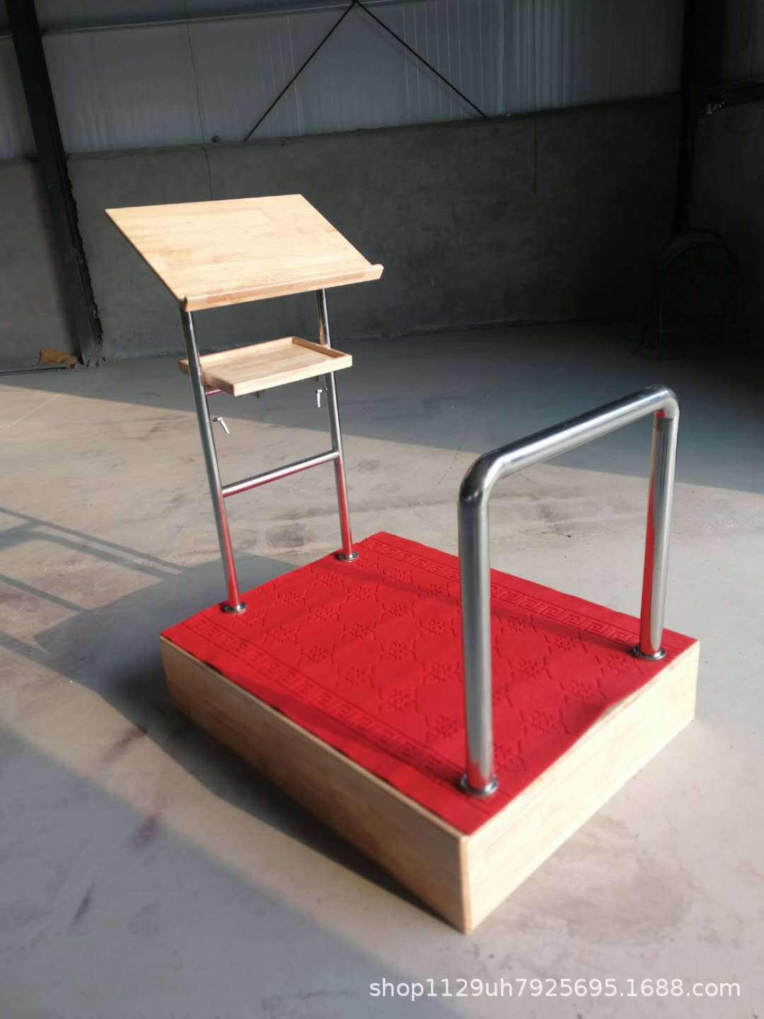 音乐大合唱指挥台实木伸缩合唱台阶舞台三层合影台踏步可移动折叠