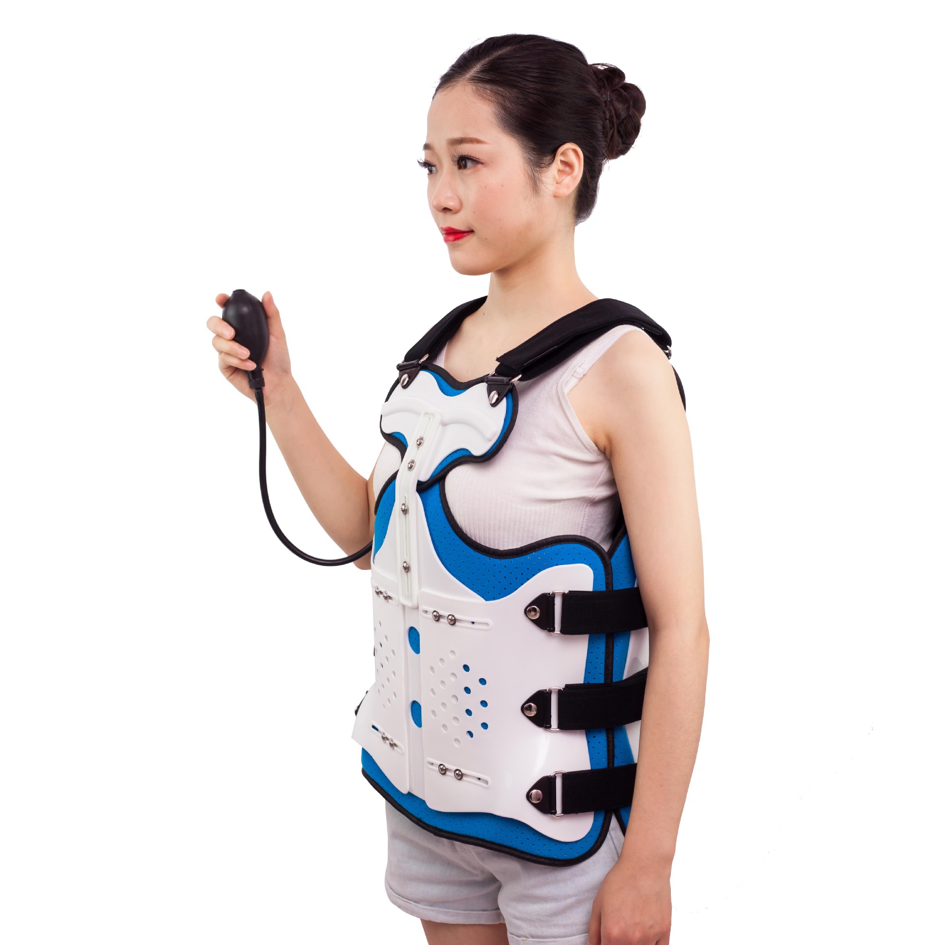 医用胸椎骨折胸矫形器支架加高背架胸腰椎固定支具脊椎压缩性骨折