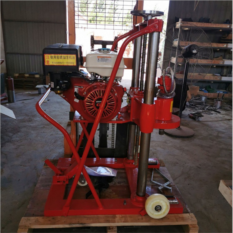 钻孔取芯机厂家 公路护栏抽芯机 路面汽油钻孔机设备 取芯机