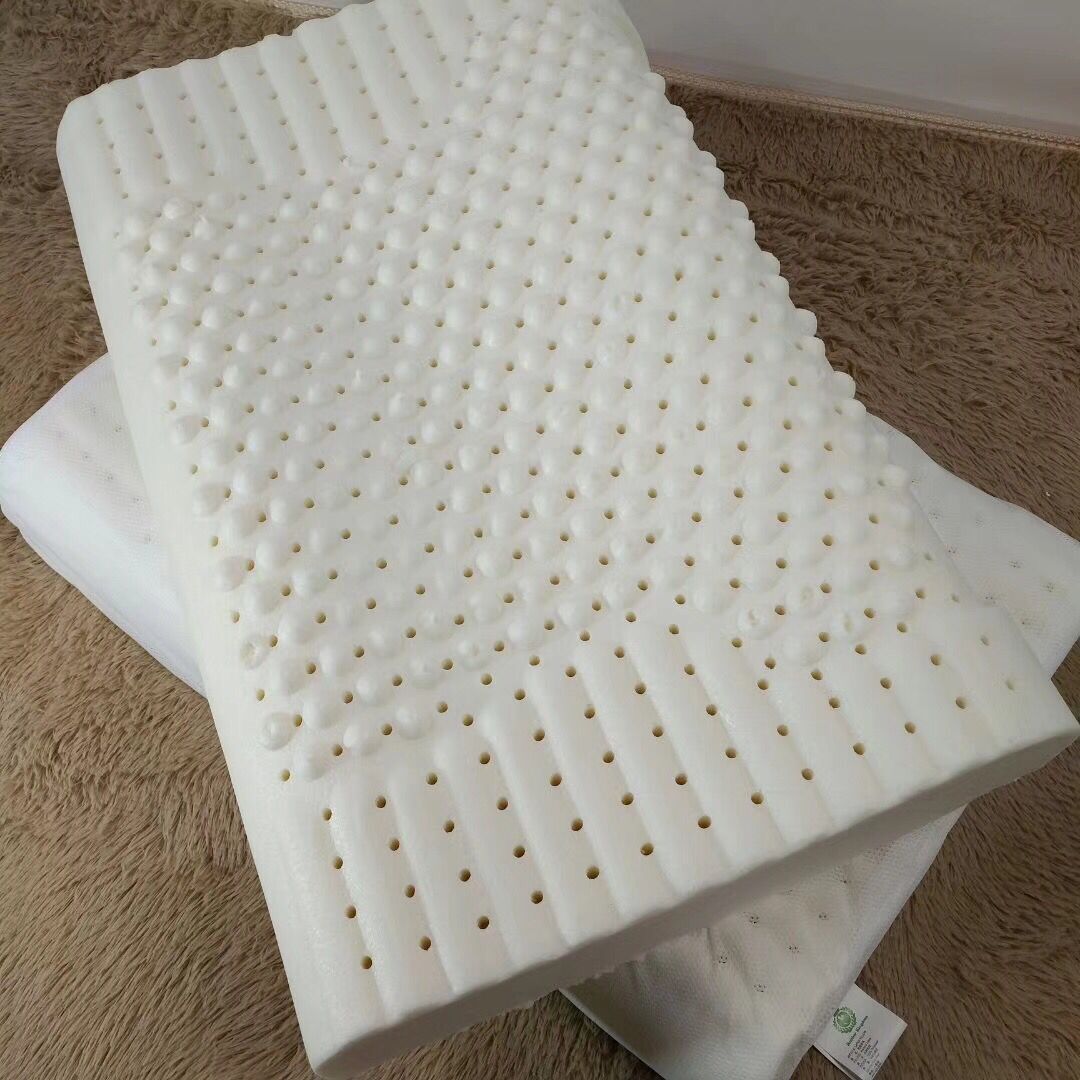 批发乳胶枕 成人按摩颈椎记忆枕回弹枕头枕芯 颗粒按摩乳礼品团购