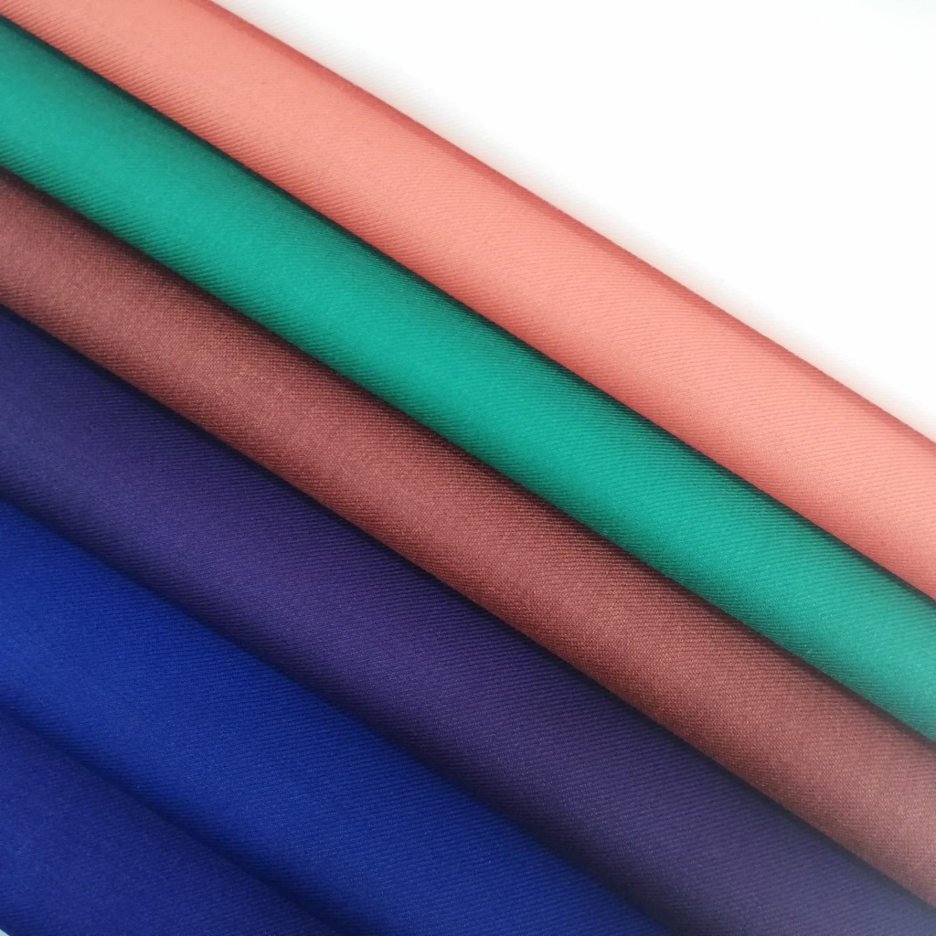 50羊毛彩色西装面料漂白色纯白色哔叽面料羊毛混纺面料羊毛西服料