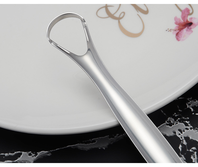 厂家批发刮舌苔器清洁刮舌苔器不锈钢舌头除口臭刮舌板刮舌器