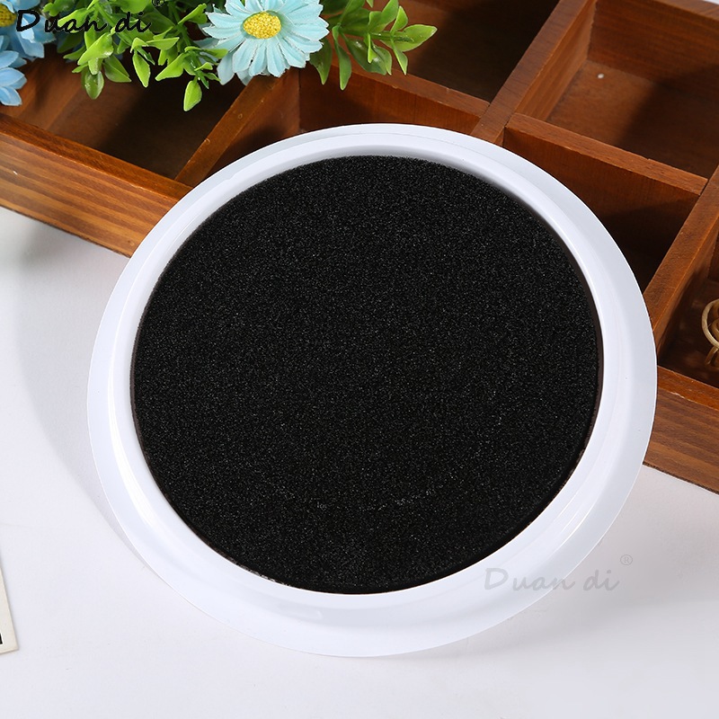 幼儿园儿童手指画印泥圆形印台 可水洗彩色手掌印台颜料