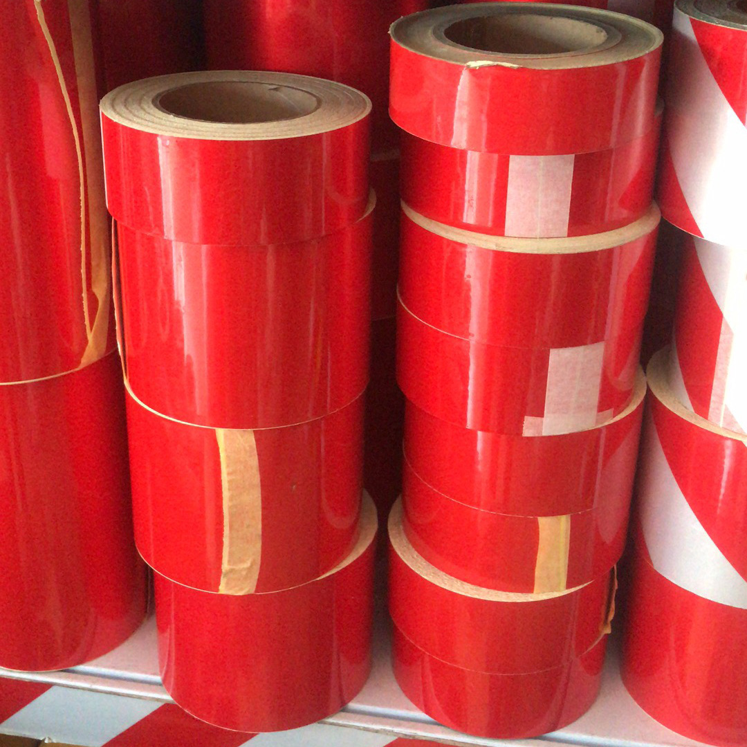 pet反光膜pvc反光晶格公路反光胶带小方格箭头贴黑黄反光警示胶带