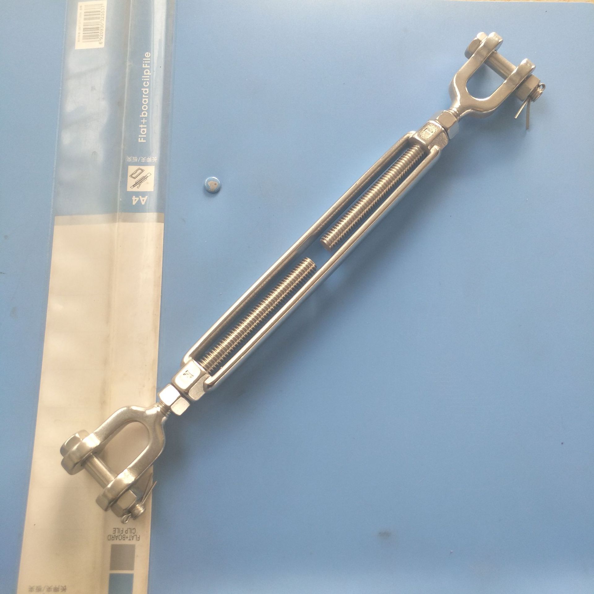 批发不锈钢花篮螺丝 钢丝绳收紧拉紧器 开体花篮 钩环型花兰螺丝