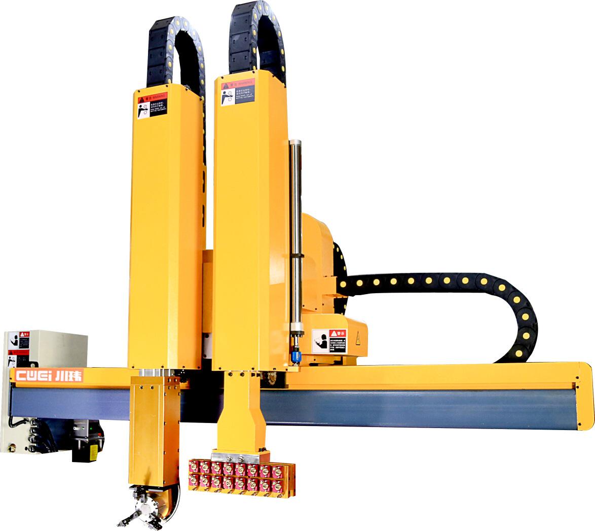 厂家直销压铸机协作四轴线性机器人智能化喷雾取件一体川玮机械手