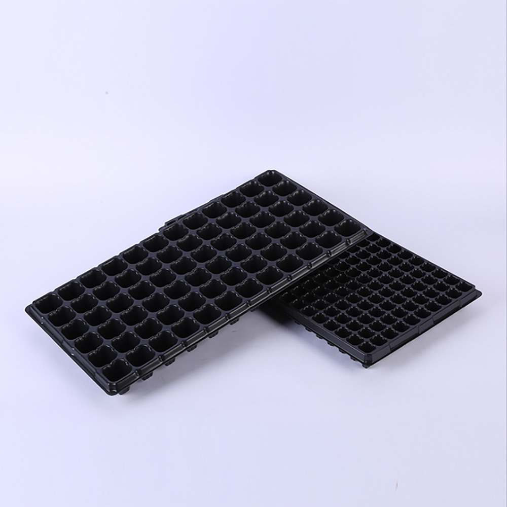 厂家供应多功能育苗穴盘加厚育苗盘黑色芽苗盘 可重复使用芽菜盘