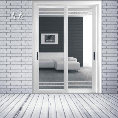 玻璃阳台厨房钢化玻璃可定制推拉平移门 客厅办公室医院门推拉门