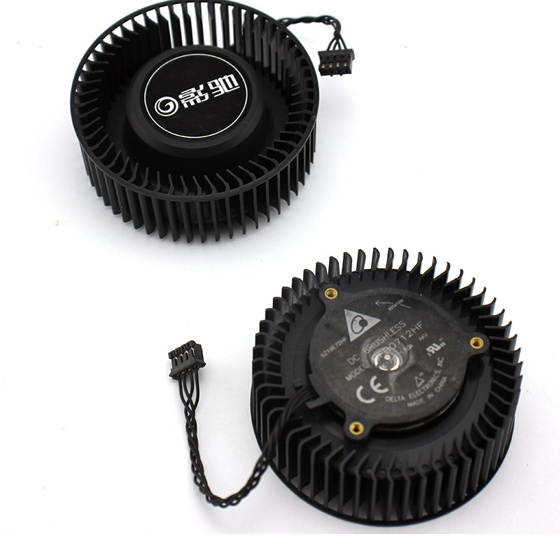 适用galax 影驰 gtx 980ti 980 970 960 双滚珠公版涡轮显卡风扇