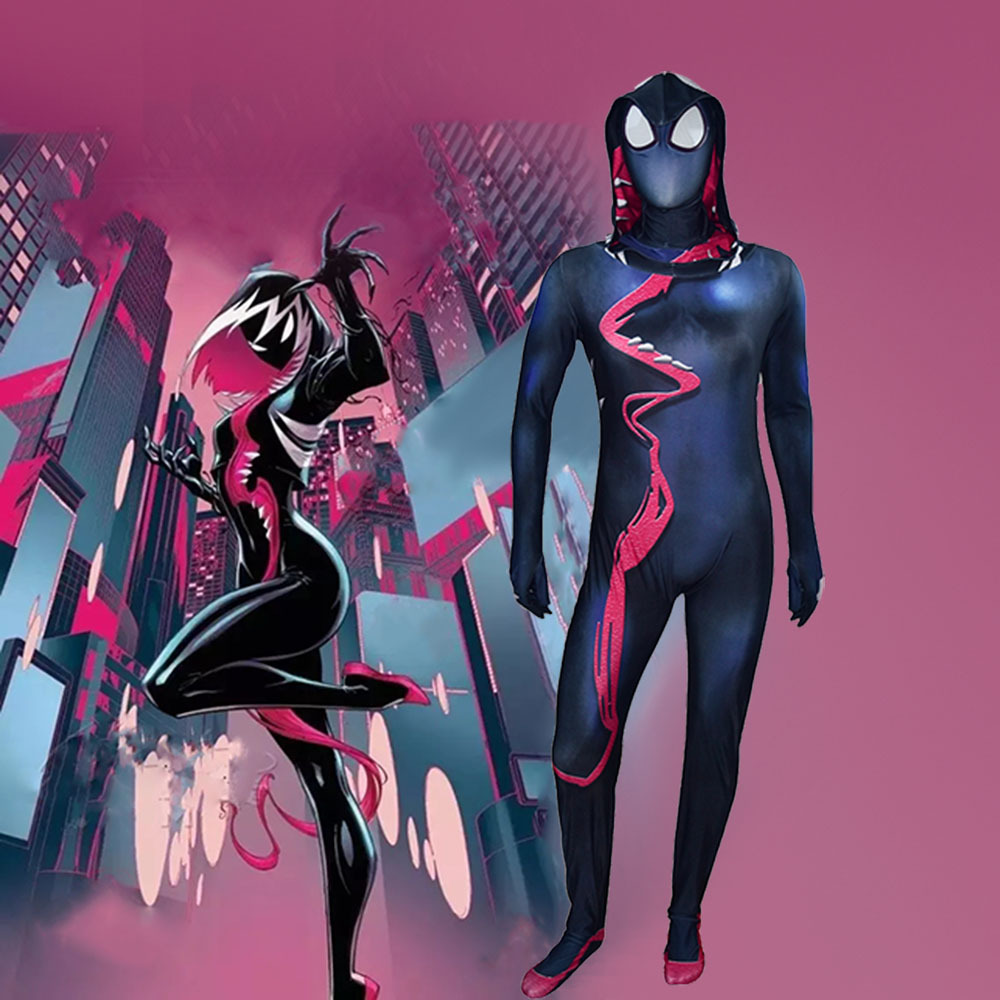 毒蛇格温蜘蛛再生侠cosplay格温紧身衣spider-gwen万圣节服装
