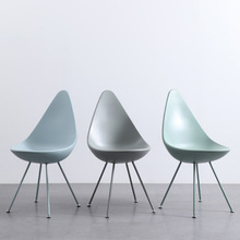 北欧创意水滴椅设计师简约咖啡厅靠背网红款现代洽谈休闲餐厅椅子